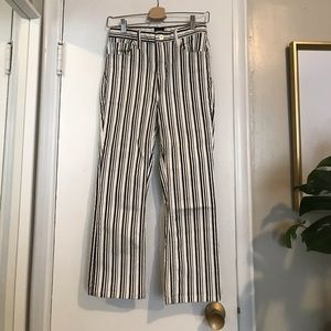 BDG High Waisted Striped Jeans
